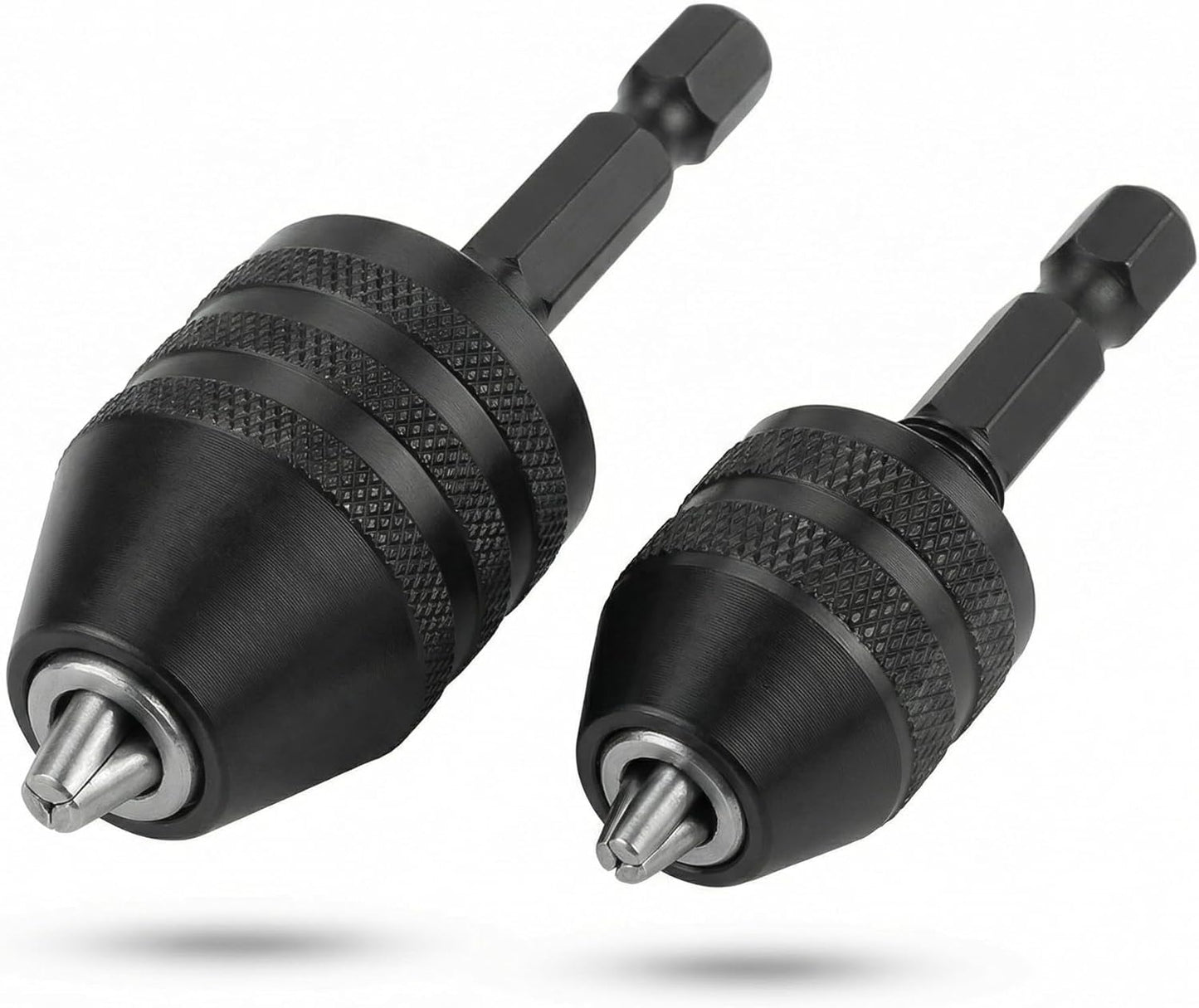 Broca sin llave vástago hex 1/4 pulg convertidor cambio rápido
