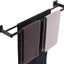 Toallero pared acero inox 24pulg acabado negro