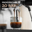 Máquina Espresso 20 Bar con Molinillo Espumador Leche