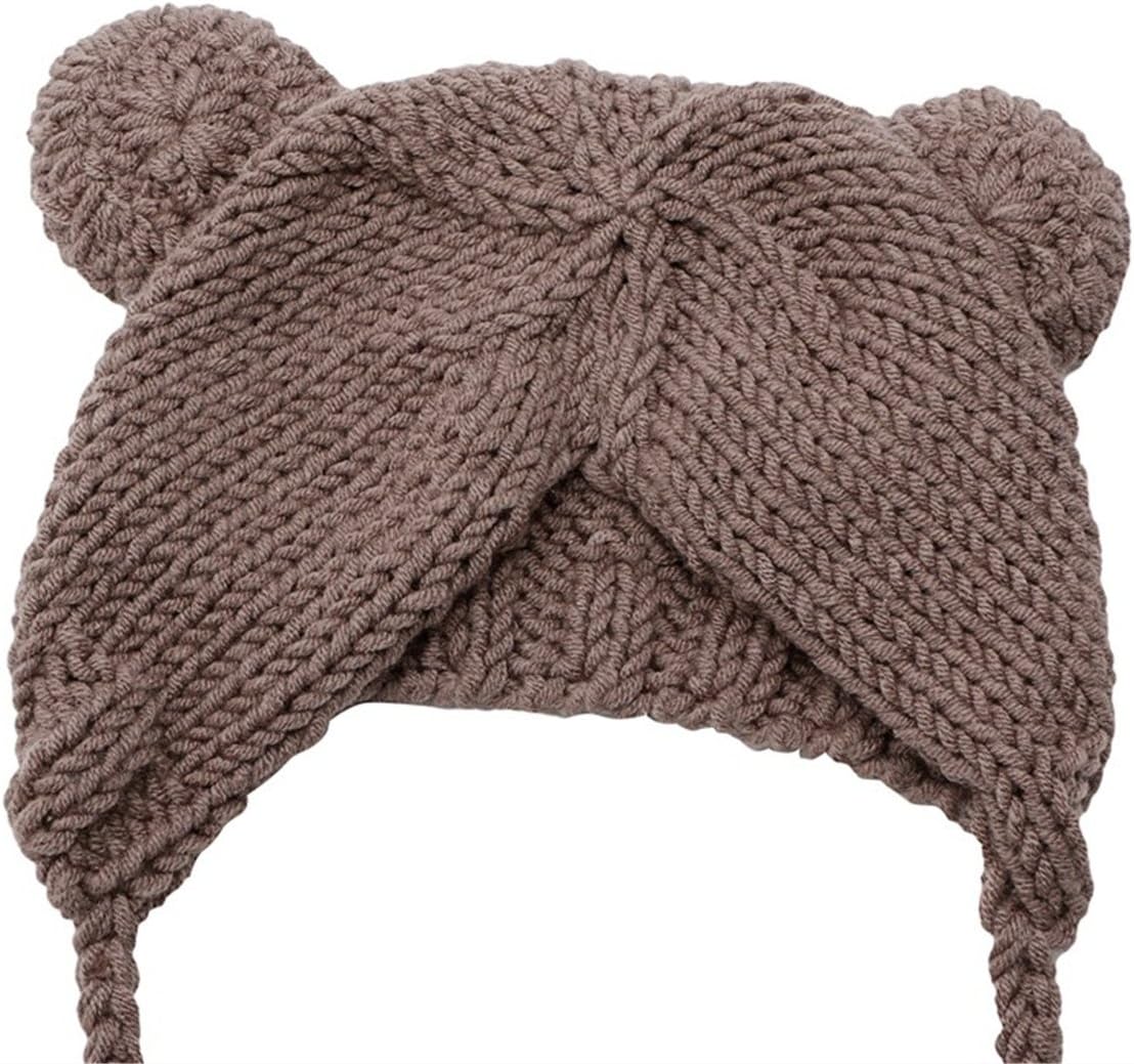 Accesorios bebé recién nacido gorro lana y osito