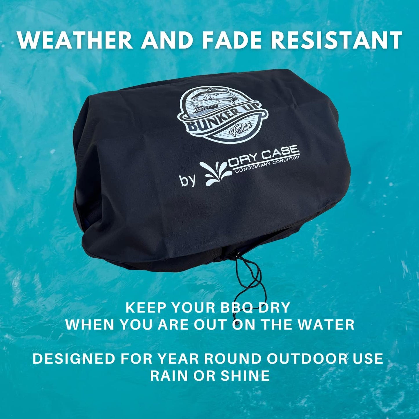 Funda impermeable parrilla lancha resistente marino negro