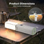 Linterna recargable plegable LED solar camping senderismo