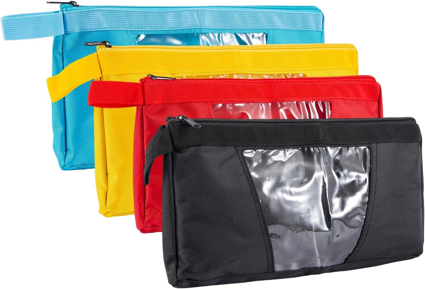 4 Pzas Bolsa Herramientas 1680D 13.7pulg Transparente