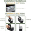 Revestimientos grasa compatibles Blackstone 36-17pulg paquete 50