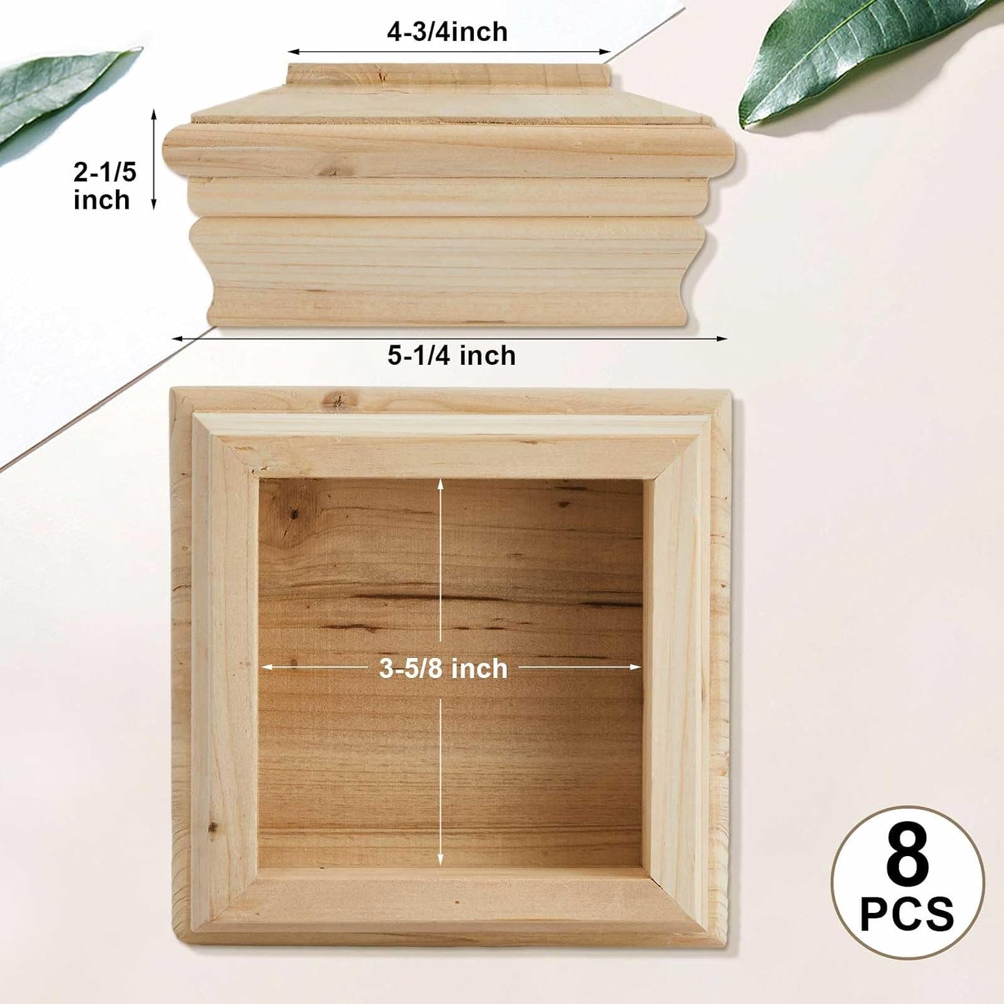 8 Tapas Cedro Kit Valla Madera 4x4pulg Resistente