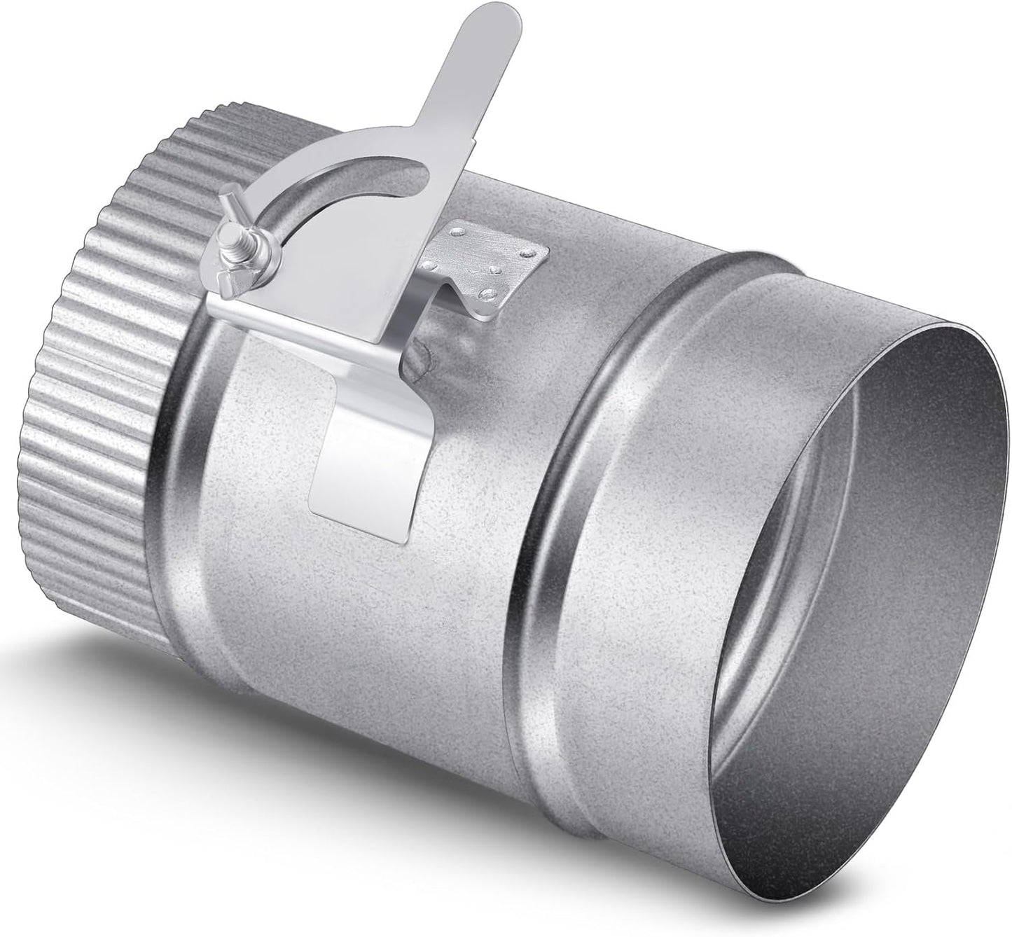 Amortiguador manual conducto HVAC con manguito ajustable