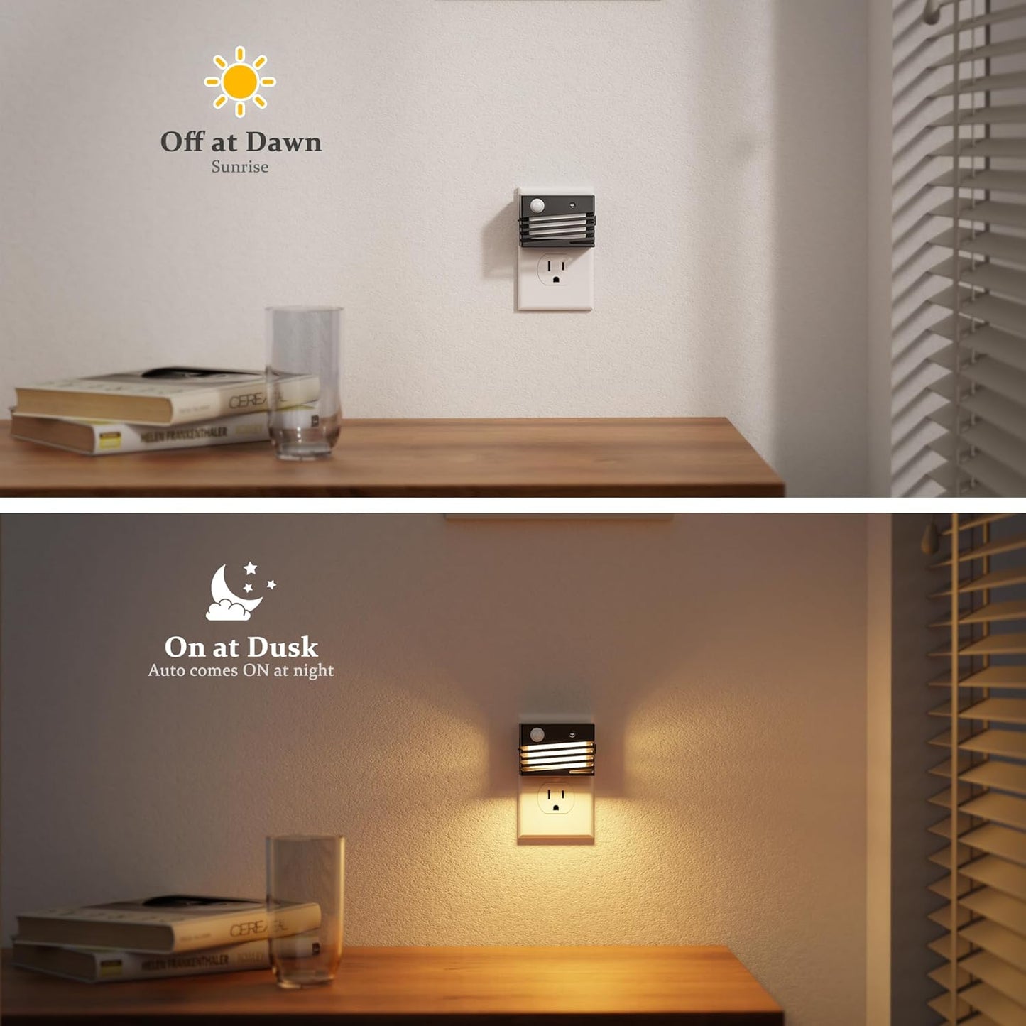 Luz Nocturna Sensor Movimiento 2 Pzas Regulable 3000K
