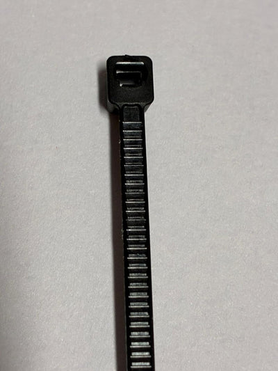Bridas negras nailon 8pulg resistencia 18lb paquete 100