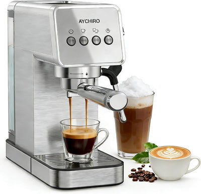 Cafetera Espresso 20 Bar Compacta Espumador Leche
