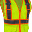 Chaleco Hi Vis ANSI Clase 2 con bolsillos trabajo construcción