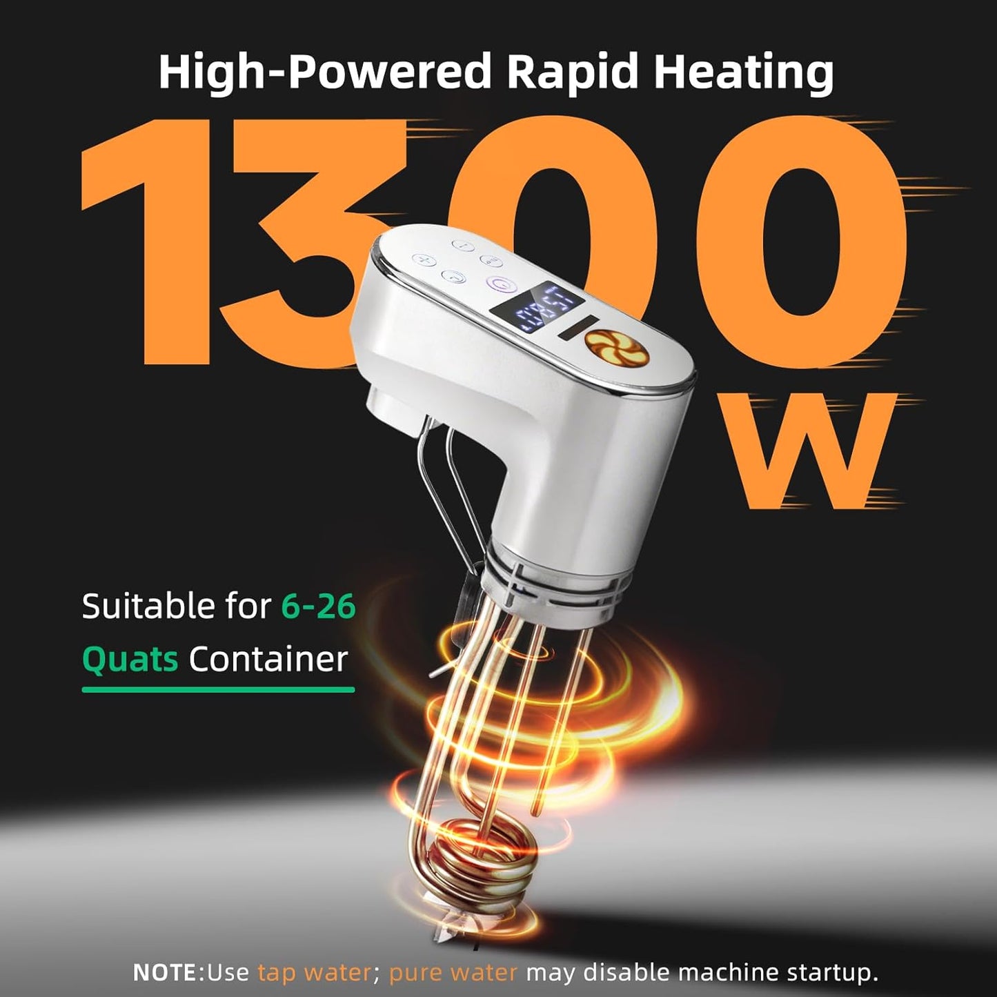 Cocina sous vide 1300W con control de temperatura y app