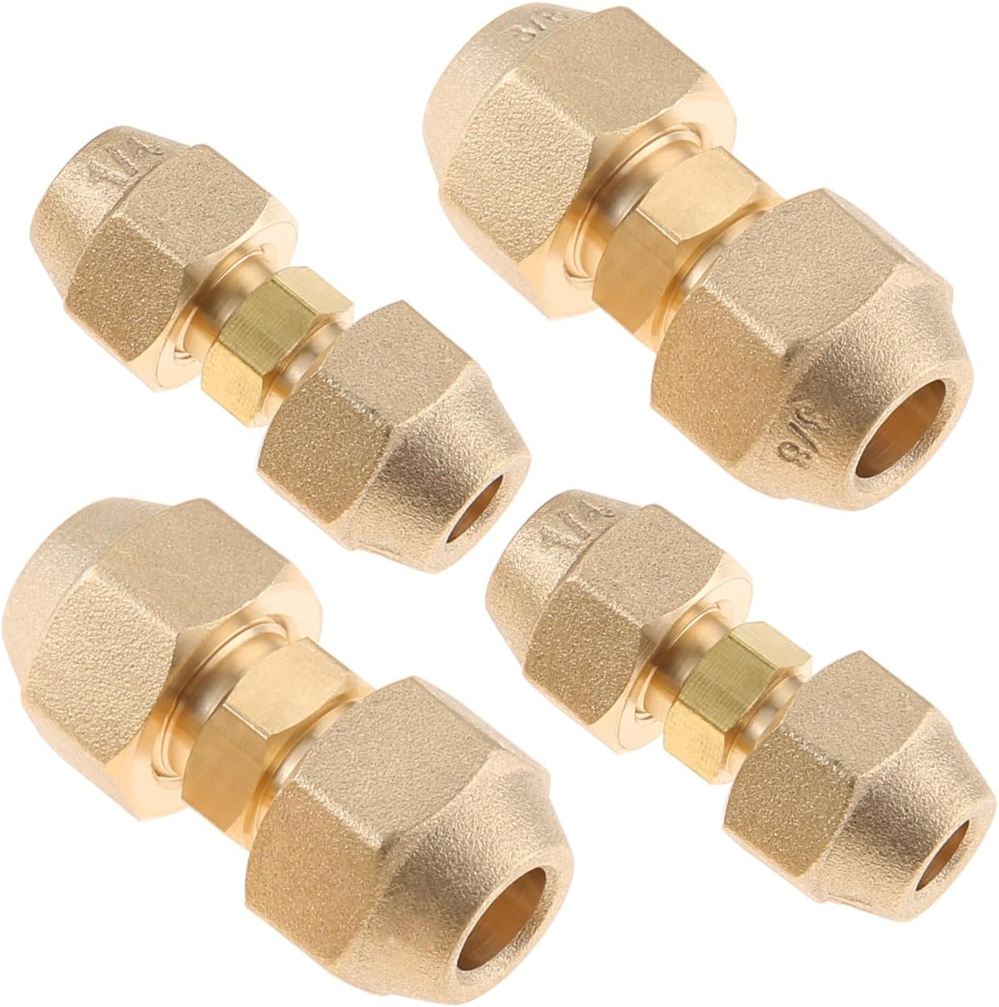 Conectores junta extensión tubo cobre 1/4 y 3/8 pulg