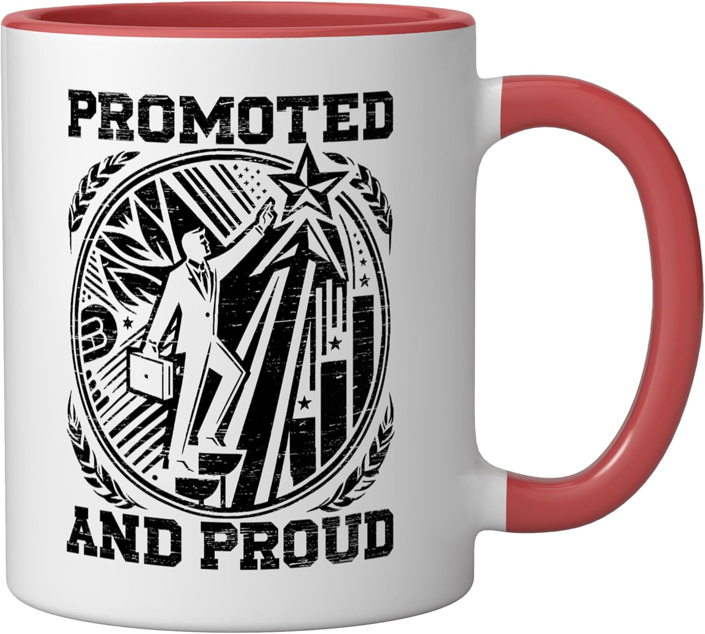 Taza Cerámica Profesional Roja/Blanca