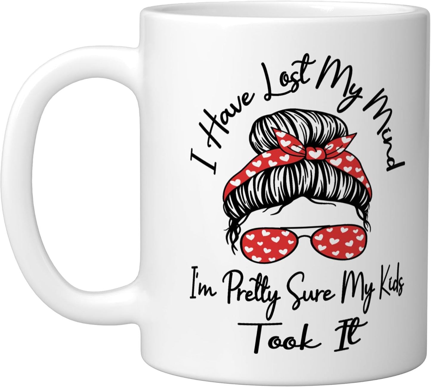 Taza Cerámica Texto Inglés Blanco