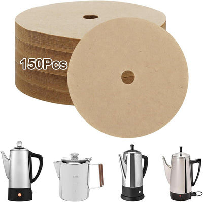 150 Filtros Café Percolador Comp Bozeman Presto 6 Tazas