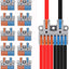 Conector cable palanca 2en8 empalme a presión bloque terminales