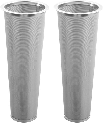 Pack 2 Filtros Café Frío Acero Inox Malla Fina para Tarro Mason