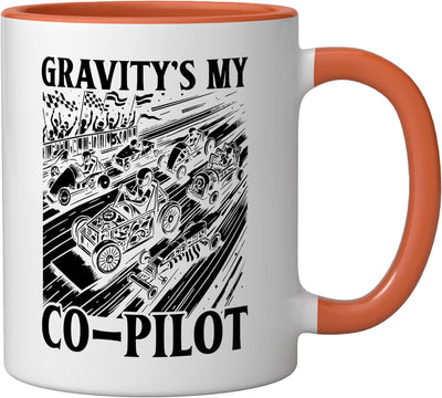 Taza Cerámica Coche de Carreras Soapbox Roja