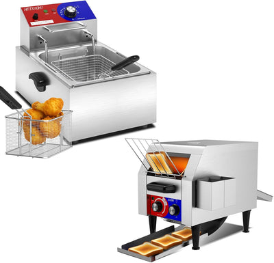 Freidora 12L cesta 6L y tostadora 150 reban/hora