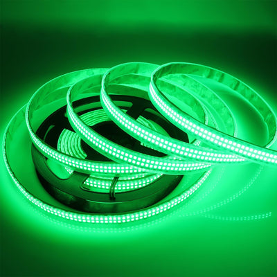 Tira LED verde 12V exterior 16.4ft 2400 LED IP67 flexible