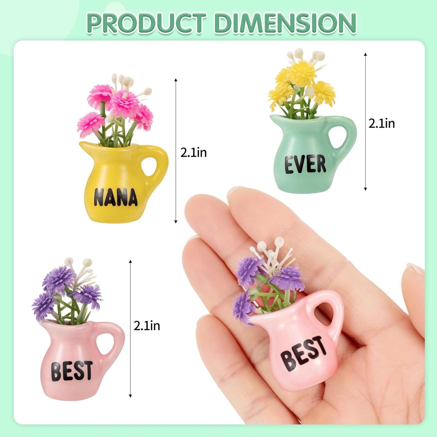 Imanes florales para nevera regalo para abuela