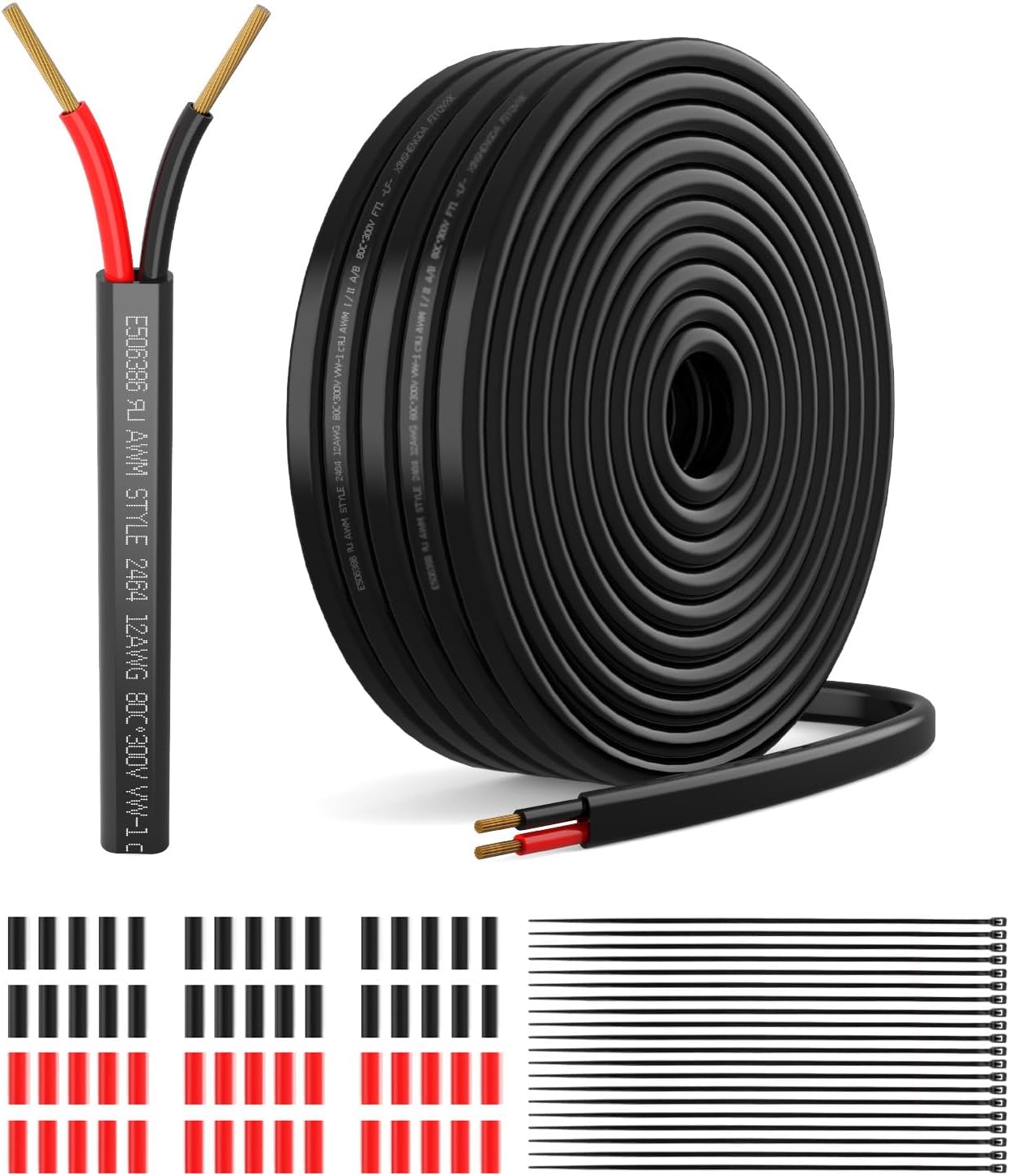 Cable eléctrico 18 AWG cobre estañado flexible UV resistente