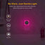 Luces nocturnas sensor movimiento amanecer rosa dormitorio