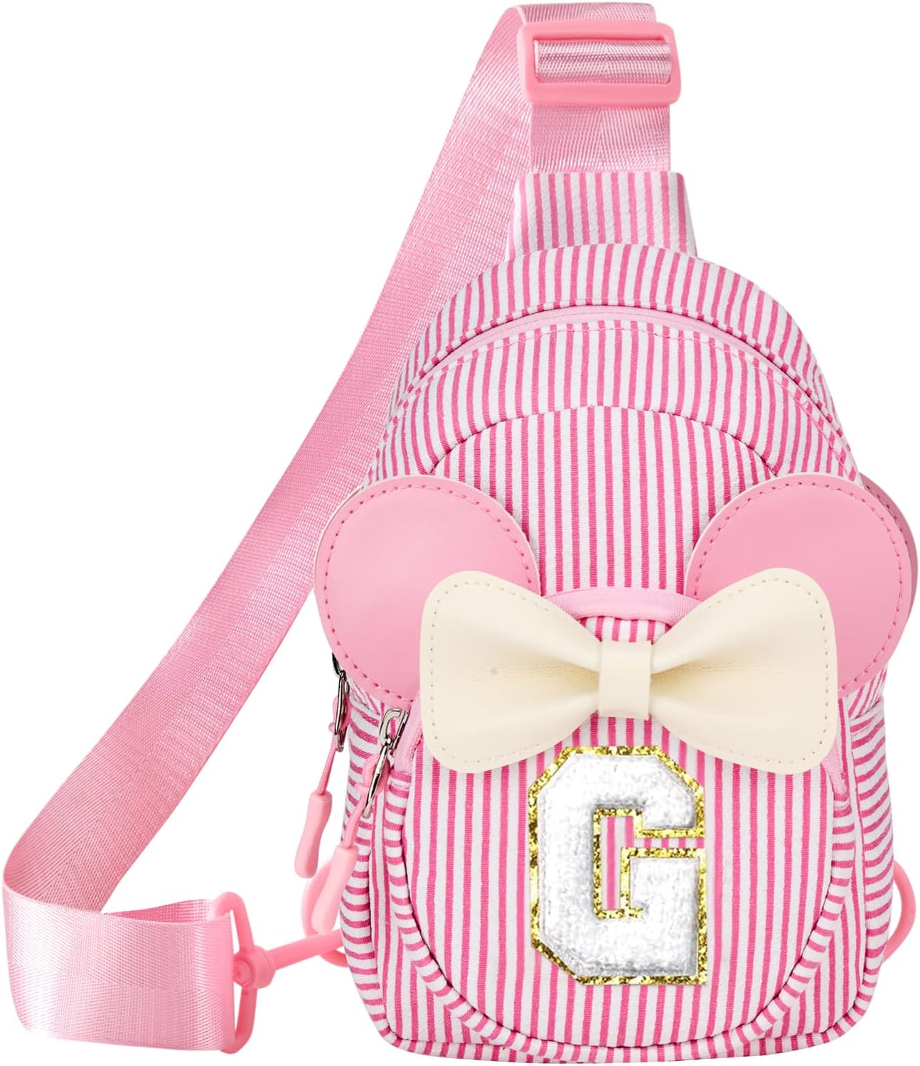 Bolso cruzado para niña Rosa regalo cumpleaños 6-12 años