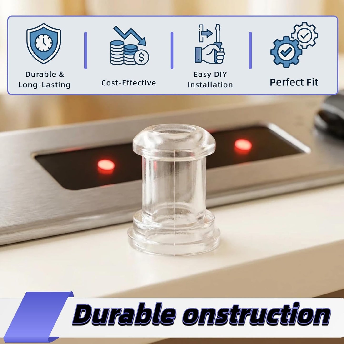Cubierta lente luz compatible estufas Frigidaire