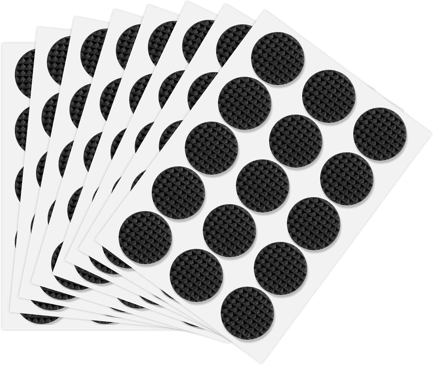 Almohadillas antideslizantes para muebles 1pulg negro