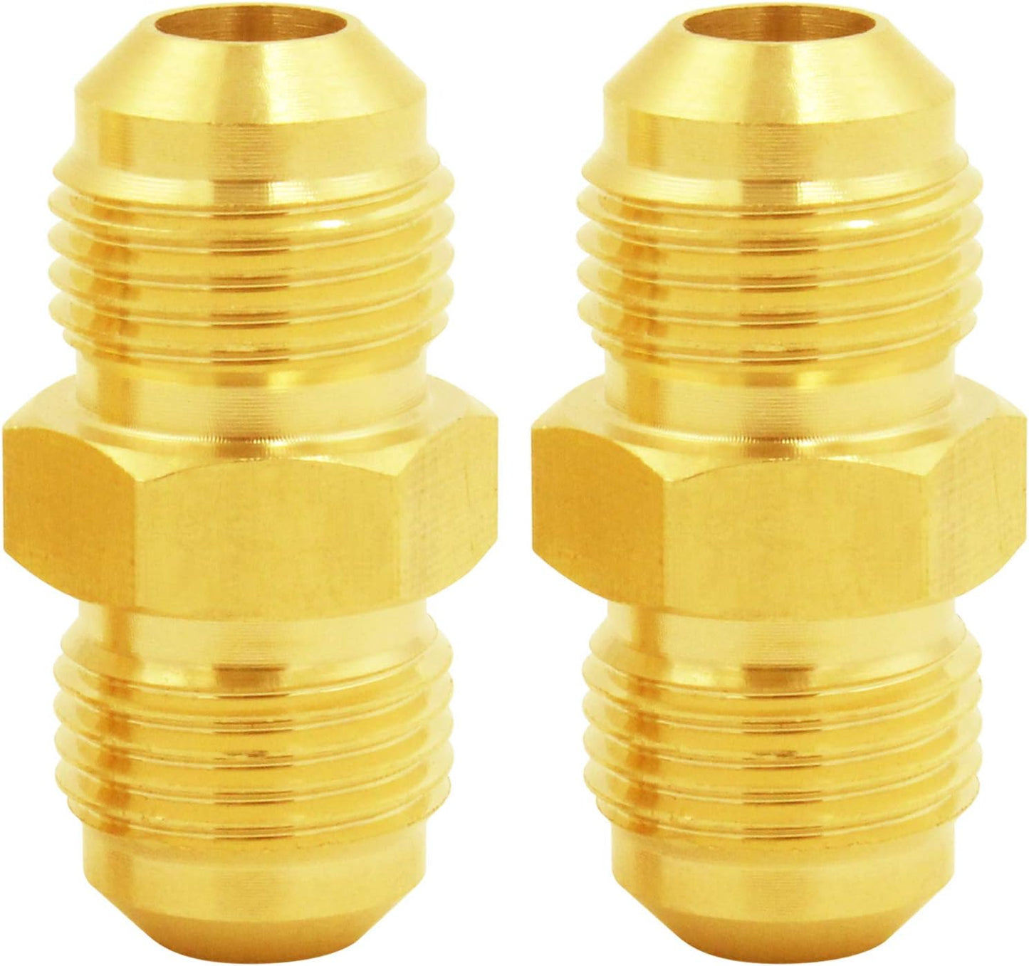 2 Adaptadores 3/8pulg Macho Flare para Parrilla Propano