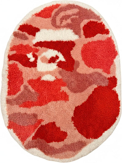 Tapete microfibra Hypebeast antideslizante 28x20pulg rosa