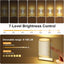 Luz nocturna enchufable sensor movimiento blanco suave