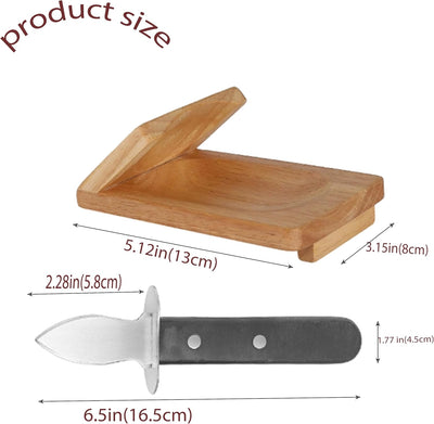 Kit de shucking de ostras de acero inoxidable para mariscos