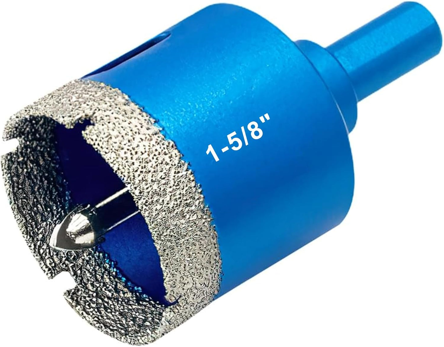Sierra perforadora diamante 1-5/8pulg con broca guía