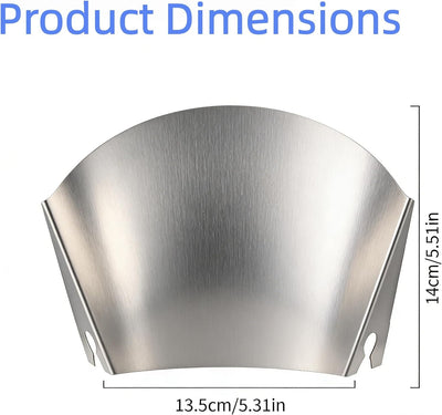 Canaleta de vertido de acero inoxidable compatible KitchenAid