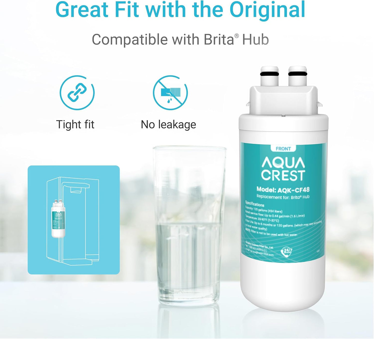 Filtro agua Brita Hub CT01 paquete 2