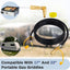 Manguera propano RV conexión rápida 12ft adaptador codo Blackstone