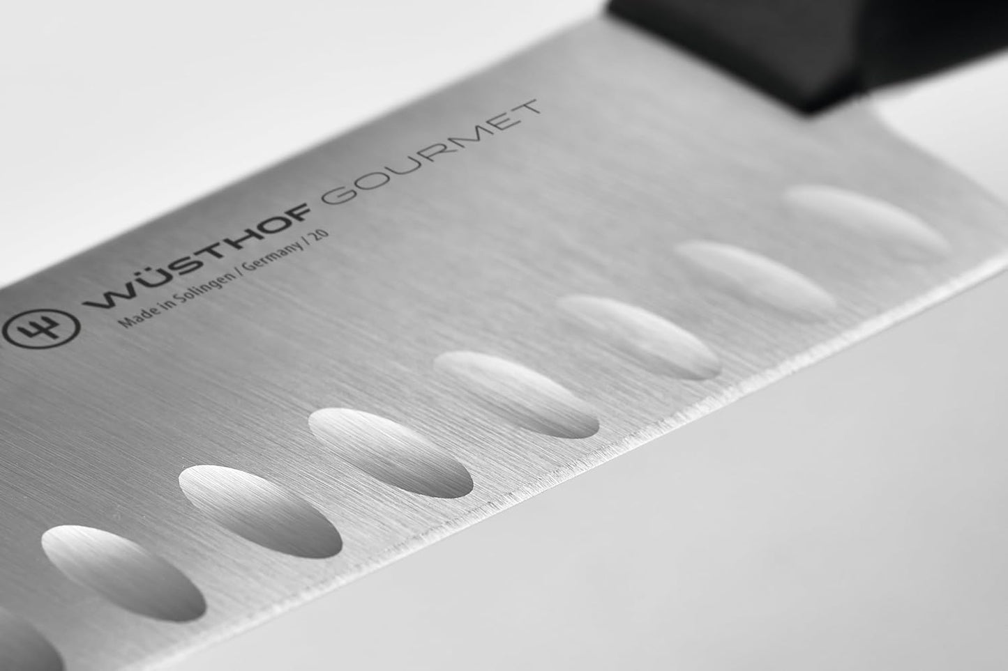 Cuchillo Wüsthof gourmet Nakiri de borde hueco