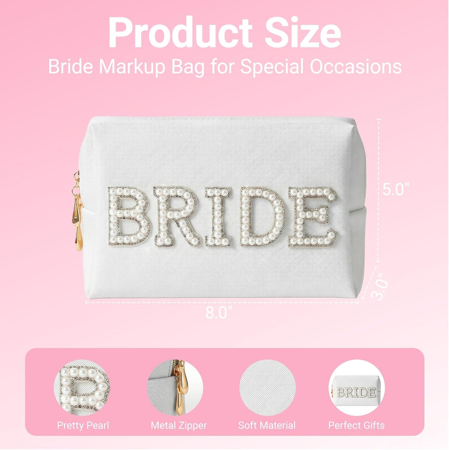Bolsa maquillaje novia regalo compromiso despedida soltera