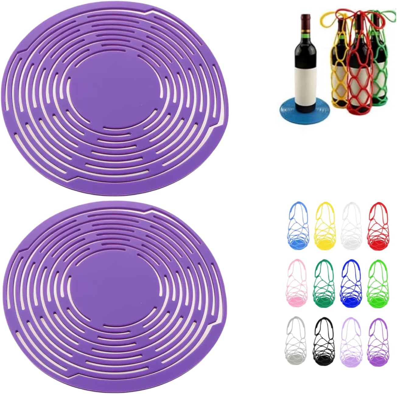 Bolsa de almacenamiento de silicona multiusos para vino, latas y tazas