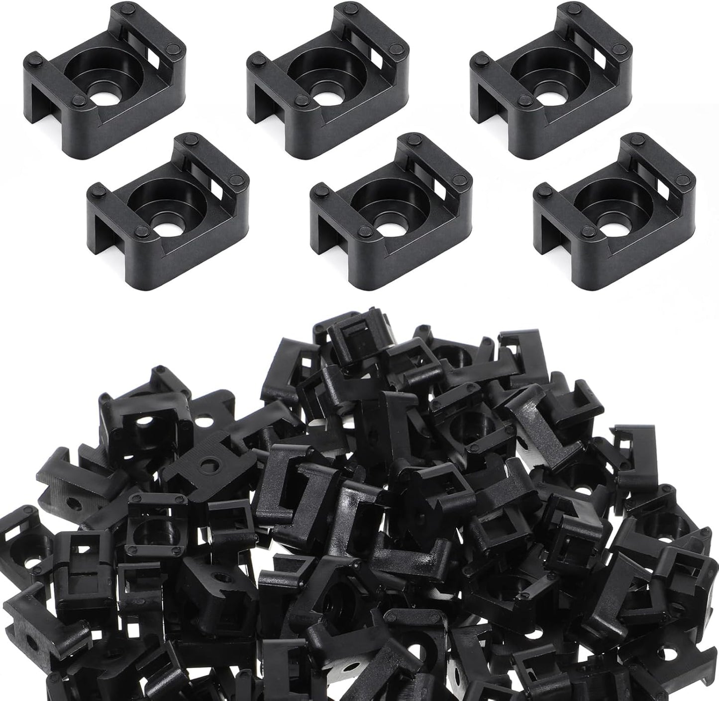 100 Bridas Cables 0.138pulg con Cremallera Soporte Hogar