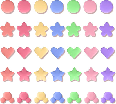 Juego de 35 imanes fuertes decorativos para nevera y pizarra
