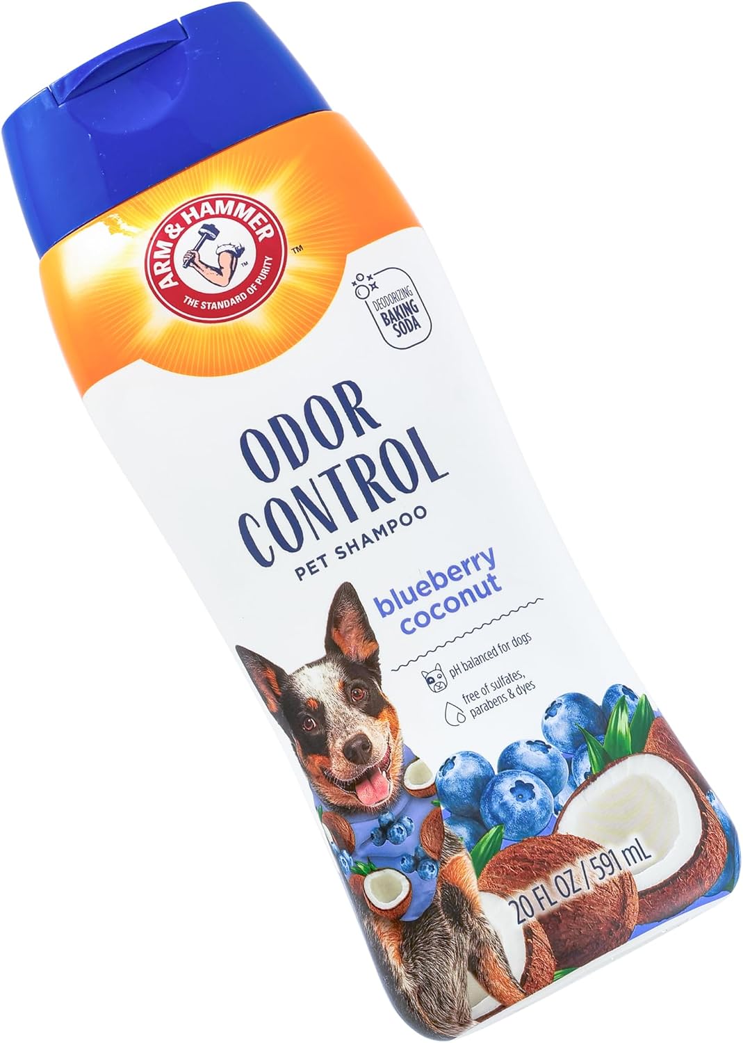 Champú para perros control de olores arándano coco 20oz
