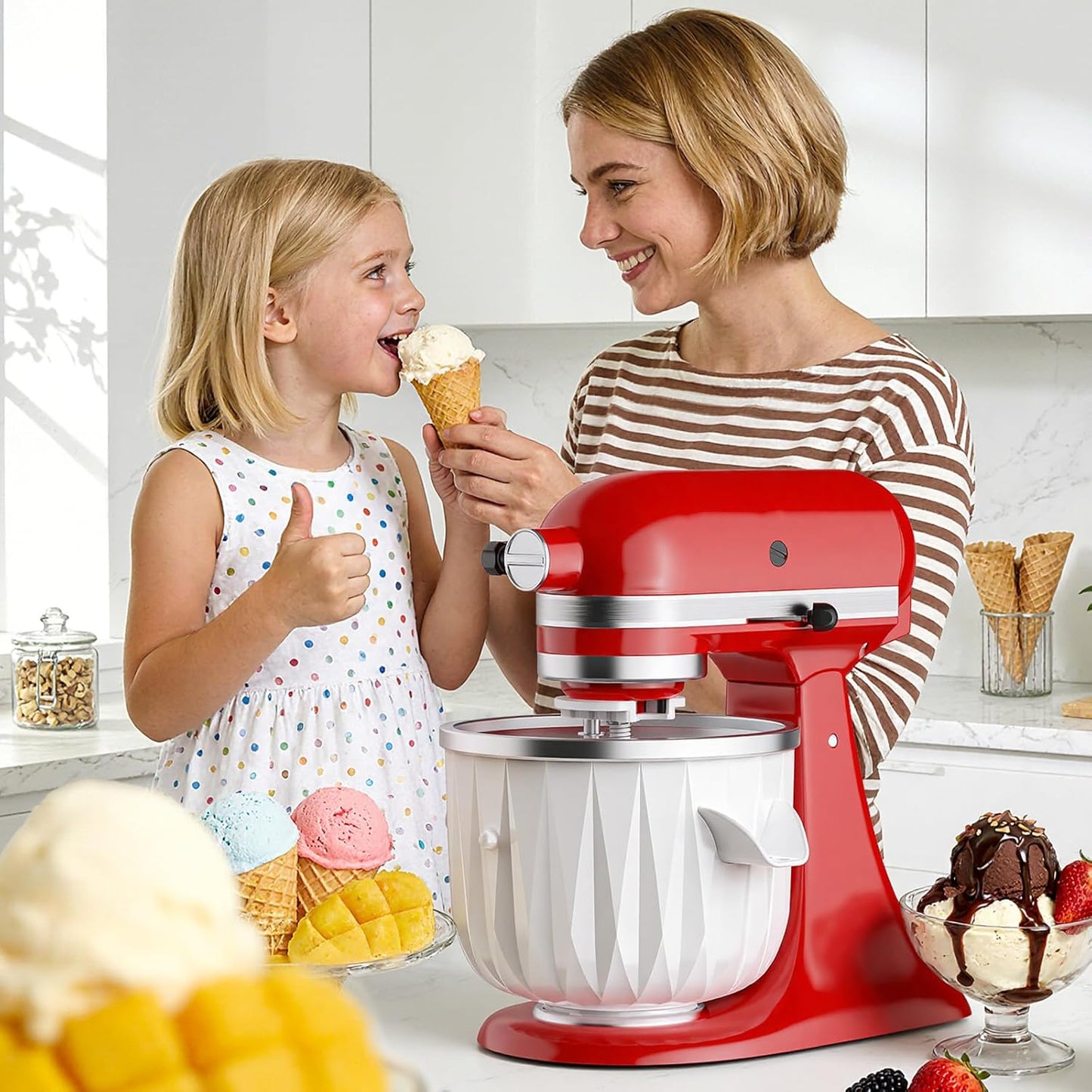 Accesorio helado sorbete congelado para KitchenAid