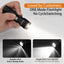 Luz de bolsillo recargable 1200 lúmenes con imán y clip compacto