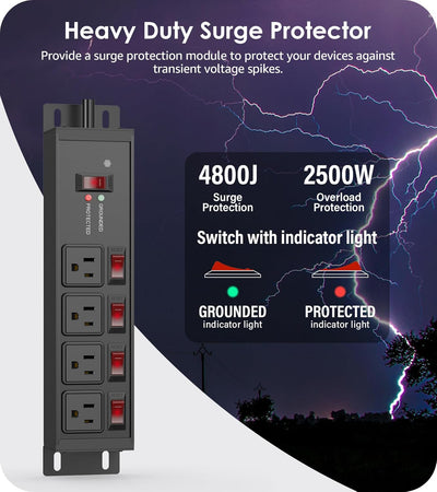 Extensor interruptor 20A 12V proteccion sobretensiones