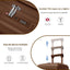 Set 3 maletas rígidas 22x14x9 con ruedas TSA Lock para mujer Mocha