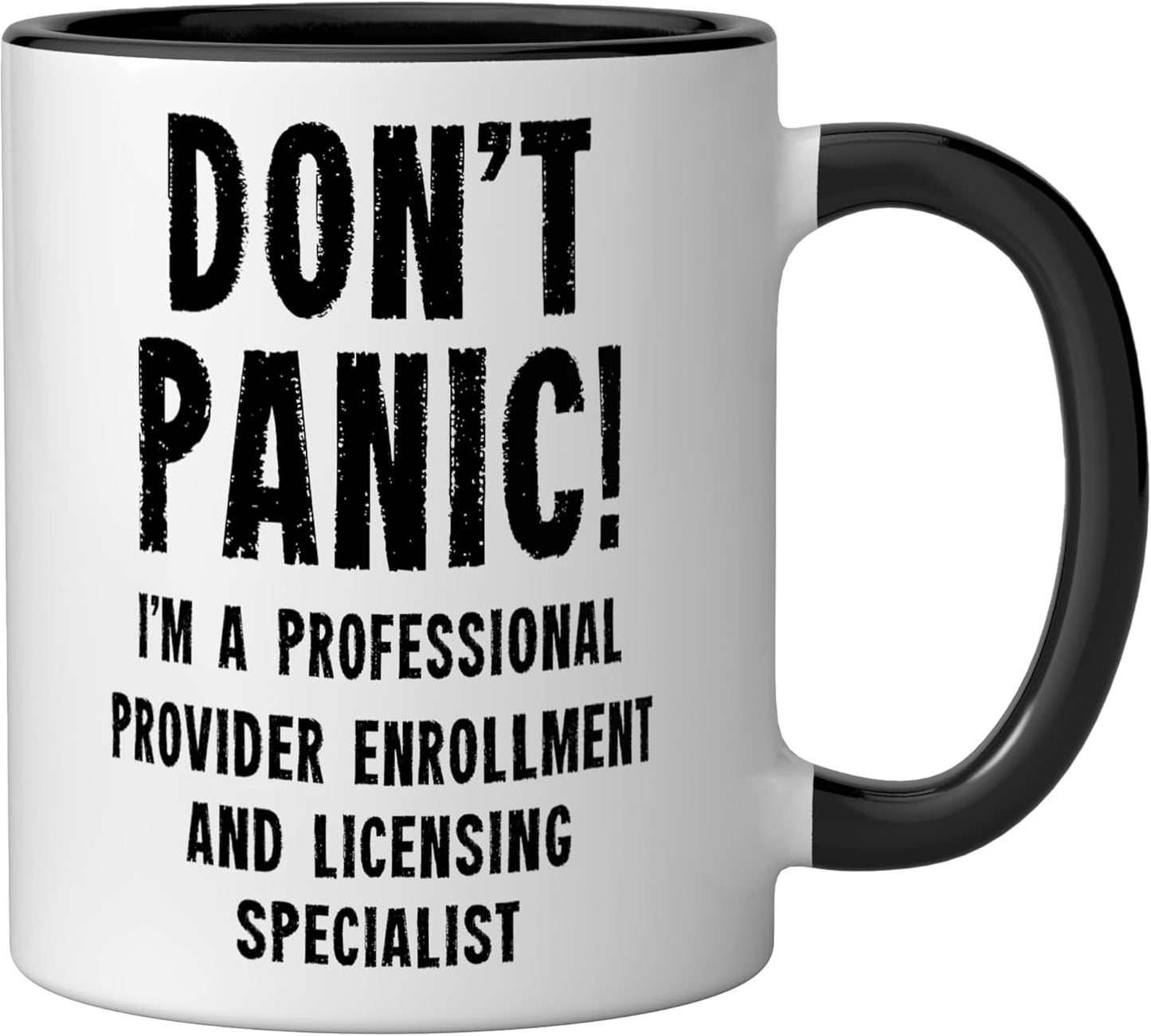 Taza Cerámica para Especialista Negro/Blanco