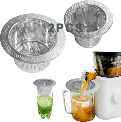 Paquete de 2 coladores de pulpa para exprimidor Nama J2 acero inoxidable